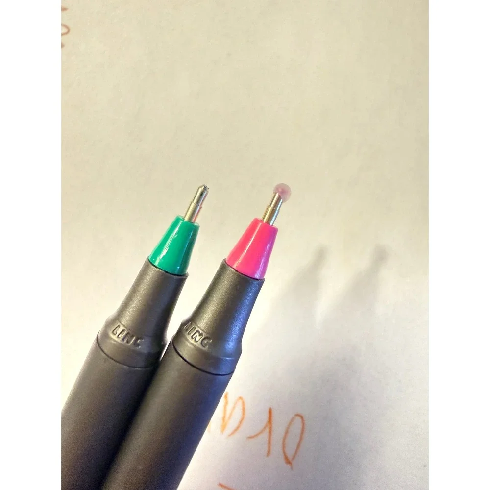 Linc Pentonic Ballpoint Pens 1.0mm Assorted Colors 19 Count Set Matte Finish